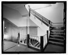 10. SECOND FLOOR EAST, DETAIL OF STAIRWAY. - R. K. LeBlond Machine Tool