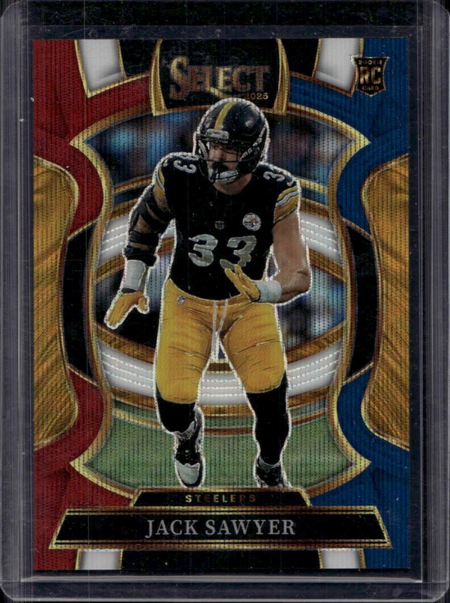 2025 Panini Select #53 Jack Sawyer Tri-Color Prizm #/399