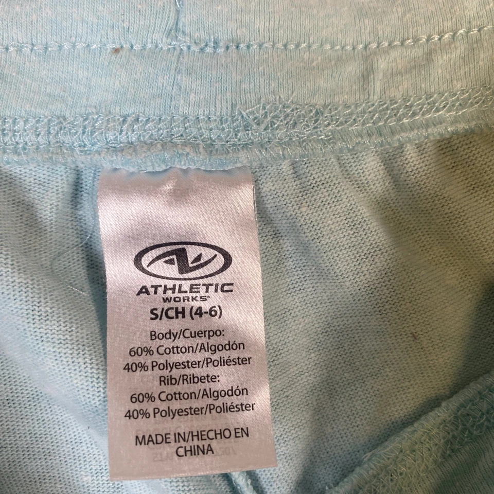 Pantalones cortos deportivos para correr con bolsillos Athletic Works azul claro para mujer S/CH (4-6) Foto 3 de 4