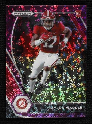 2021 Panini Prizm Draft Picks Purple Circles 15/50 Jaylen Waddle Rookie RC 0d44