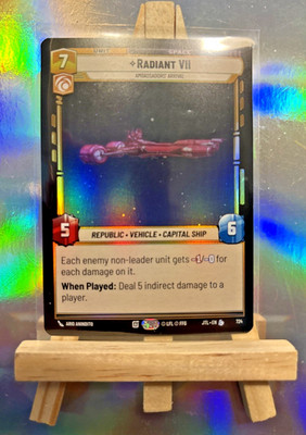 Star Wars Unlimited - Radiant VII  FOIL  Legendary - Jump to Lightspeed - #724