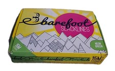 Barefoot Slackline Kit 50ft 18m Complete Set Neon Green New