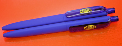 Meiller Kipper Prodir Kugelschreiber 2 Stk IAA Nutzfahrzeuge soft touch Pen