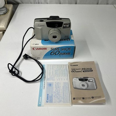 Canon・SURE SHOT60zoom✨PRIMA.ZOOM SHOT✨ Canon Sure Shot 60 35mm Point & Shoot Film Camera for sale online