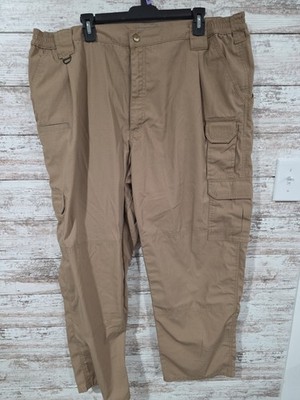5.11 Tactical Cargo Pants Mens 44x30 Khaki Military Utility Pockets Workwear