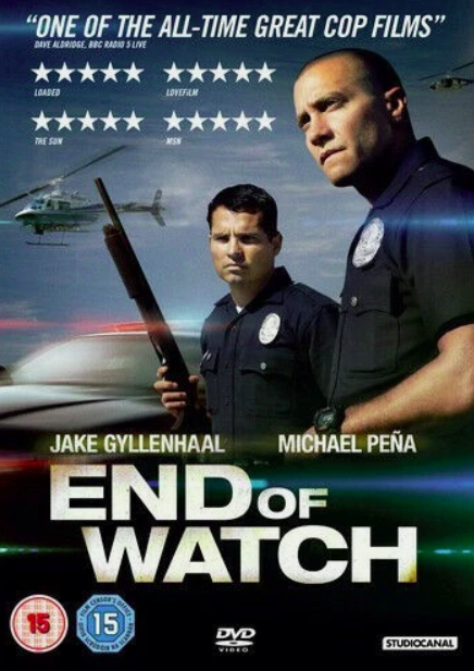 End of Watch DVD (2013) Disc Only