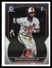 2023 Bowman Draft Chrome #BDC-188 Enrique Bradfield Jr. Orioles RC 1st 2