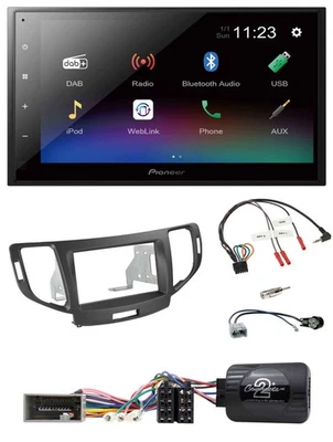 Pioneer USB Bluetooth DAB 2DIN Lenkrad Autoradio für Honda Accord 2008-2015 anth - Bild 1 von 4