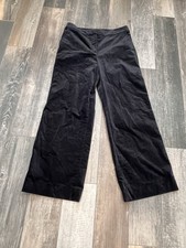 Talbots Womens Velvet Dress Pants Pants Petite Black Soft Stretch Cotton- 10P