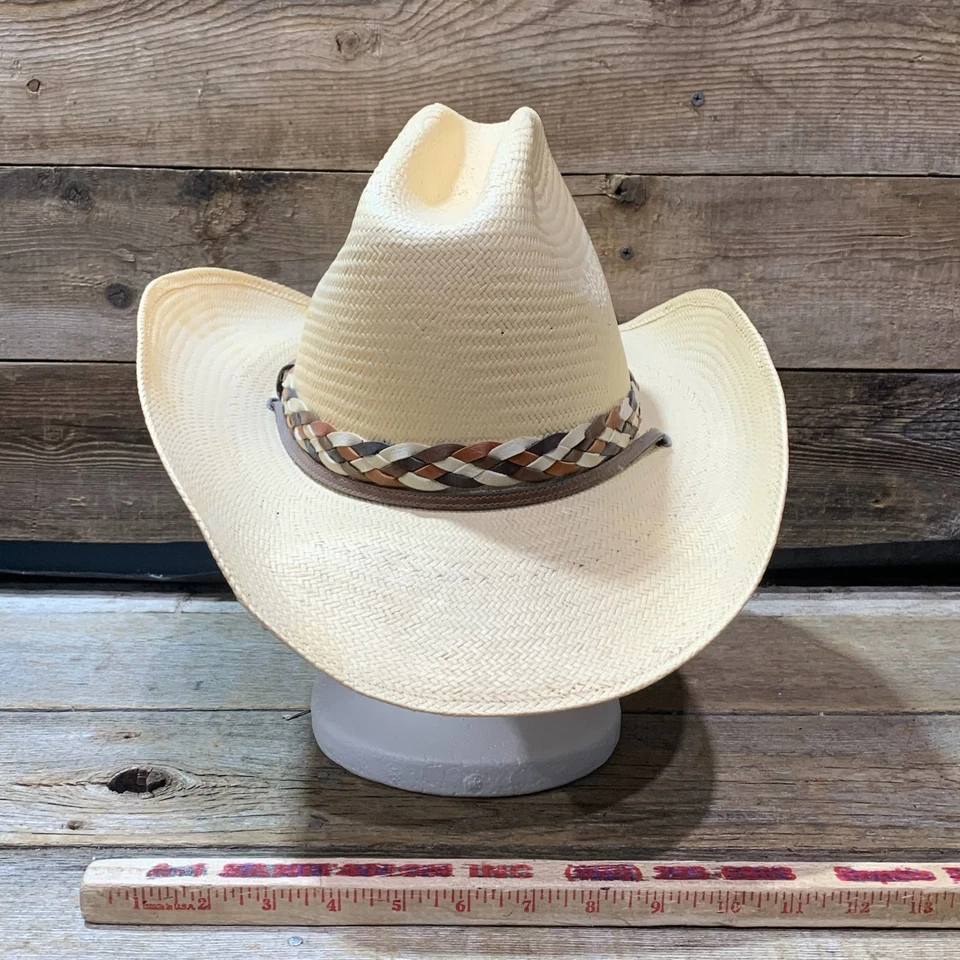 Stetson, Roadrunner, Bryant Finish, The Billy Kidd, Straw Cowboy Hat - Image 3 of 4