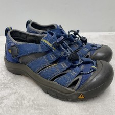 Kids Keen Newport Waterproof Sandals Shoes Sz 1 Blue Outdoor Hiking Beach Lake