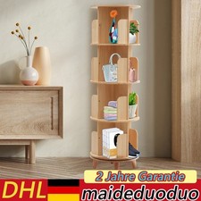 Libreria girevole 360° scaffale in legno scaffale da ufficio scaffale verticale scaffale per documenti Book Shelf