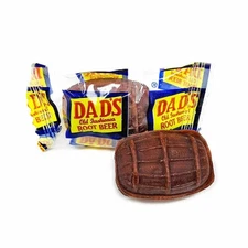 Dad's  Root Beer Barrels Hard Candy, Individually Wrapped in Resealabl