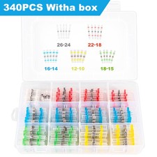 New Solder Seal Sleeve Heat Shrink Butt Wire Connectors Terminals Waterproof