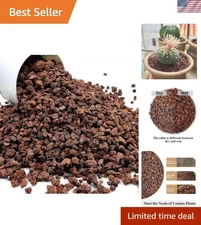 Natural 2lb Volcano Lava Rocks - Soil Improvement for Cacti, Succulents & Bonsai