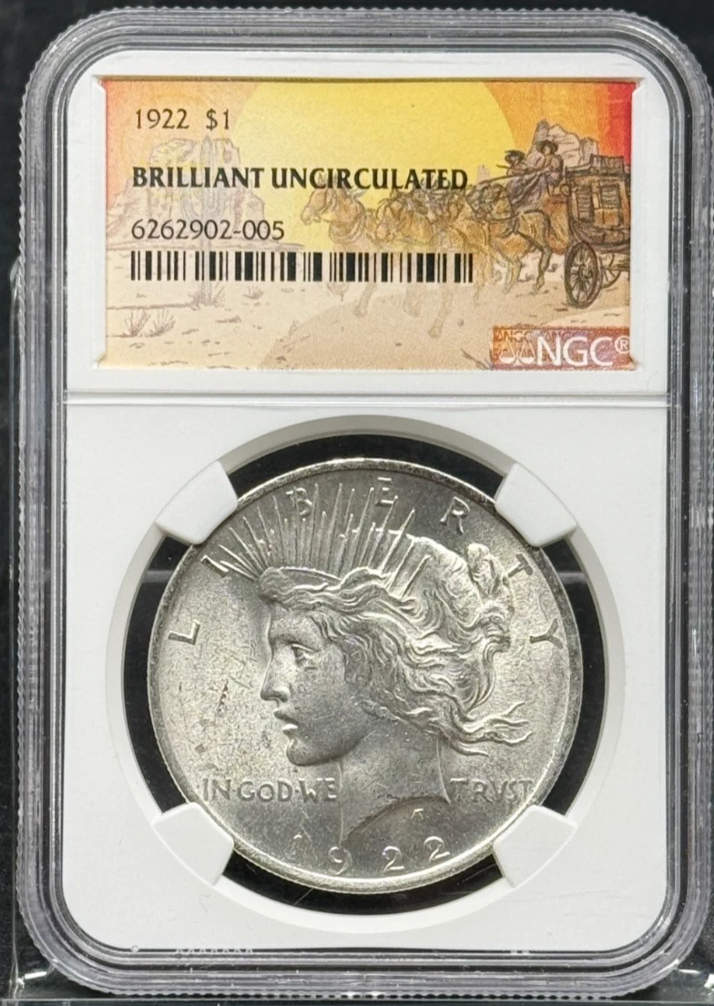 银色NGC 1922 年和平元(1921-1935) | eBay