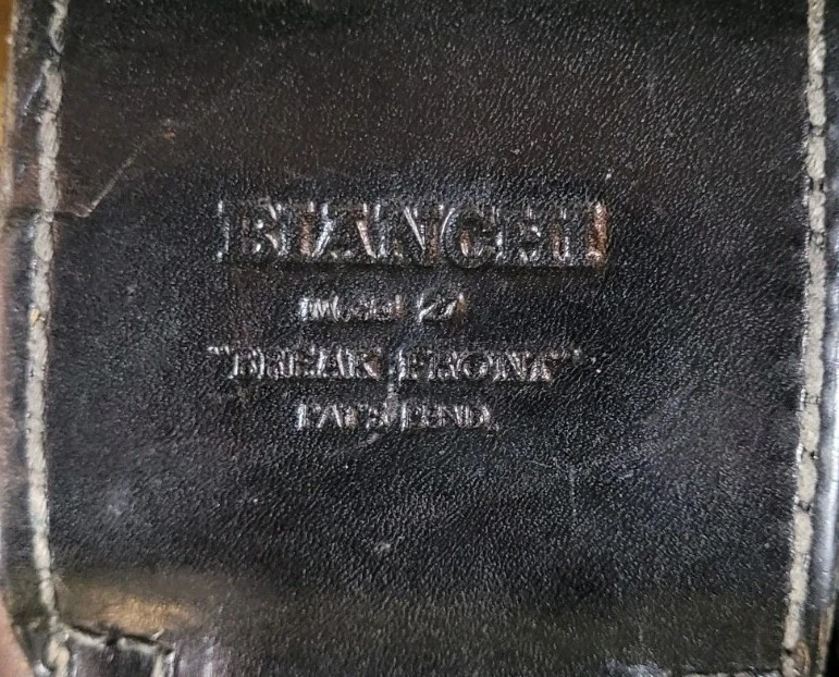 Bianchi Model 27 Break Front Smith&Wesson N Frame 4 In Black Leather Left Hand - Image 3 of 4