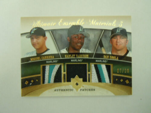 2006 Ultimate Collection Ensemble Mat'ls. M.Cabrera/H.Ramirez/D.Uggla #07/20