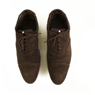 Louis Vuitton Damier Embossed Derby Shoes Louis Vuitton Patent Leather Damier Embossed Lace Up Derby  main image 3