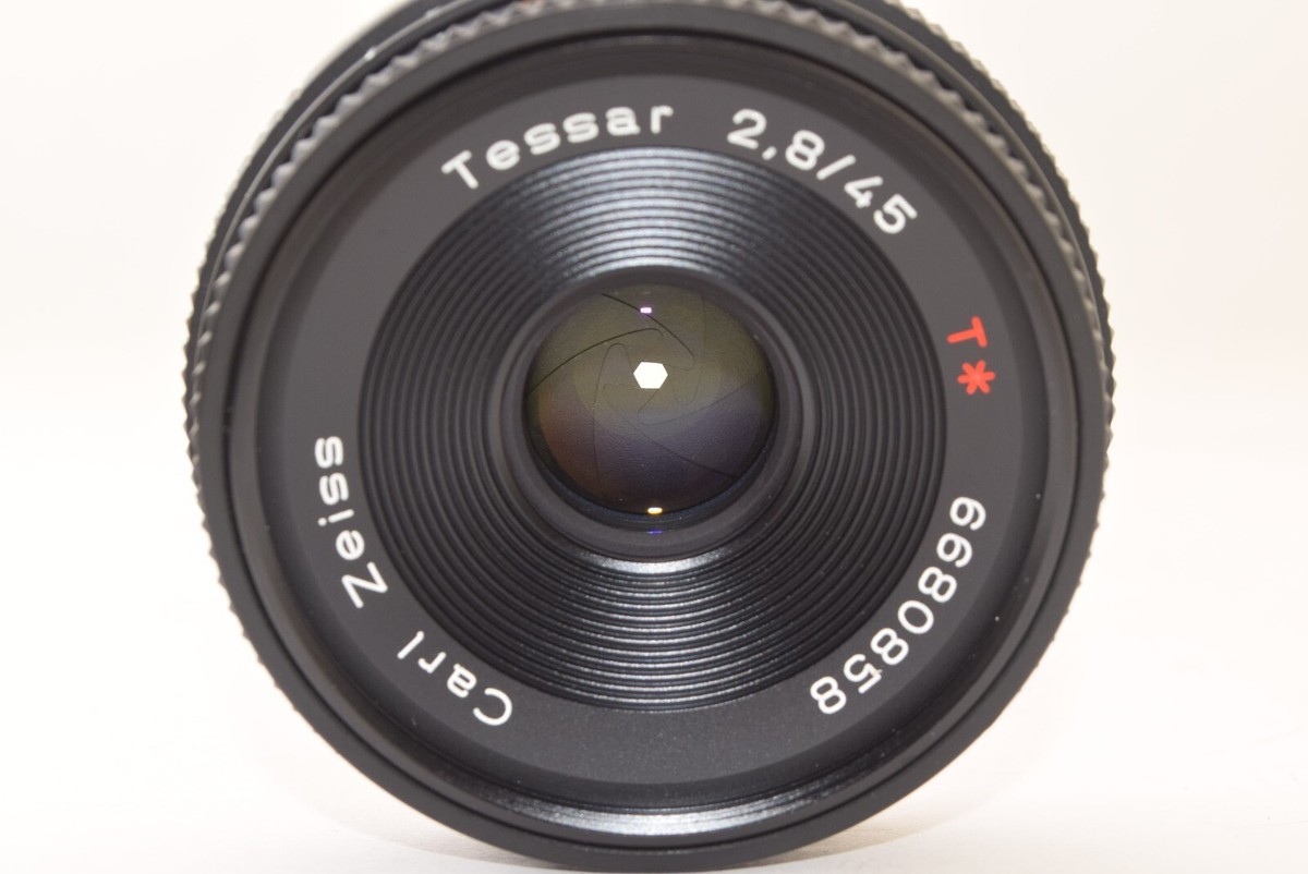 CONTAX Carl Zeiss Tessar T* 45mm F/2.8 AEJ Pancake Lens C/Y CONTAX Carl Zeiss Tessar T* 45mm F/2.8 AEJ Pancake Lens C/Y