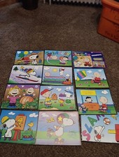 Vintage 1996 Hasbro Lite-Brite PEANUTS SNOOPY Picture Refill Sheets 11 Papers