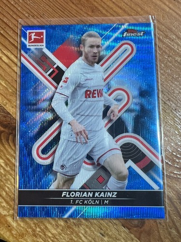 2021-22 Topps Finest Bundesliga Blue Refractor /150 Florian Kainz #87