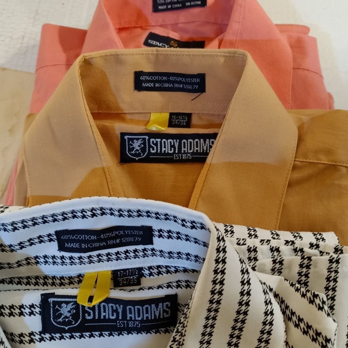 ユウ Vintage Stacy Adams Long Sleeve Button Up Shirt Bundle size 16-18