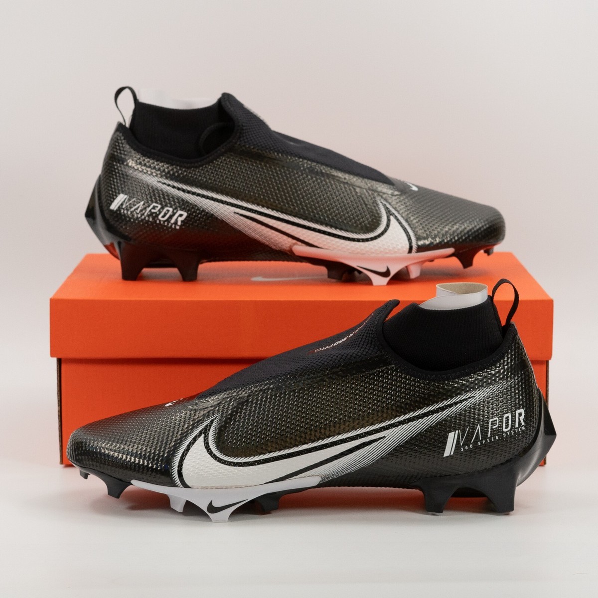 Nike Vapor Edge Pro 360 Men\'s Black Football Cleats AO8277-001 US Size 8 NEW Nike Vapor Edge 360 Pro Men main image 3