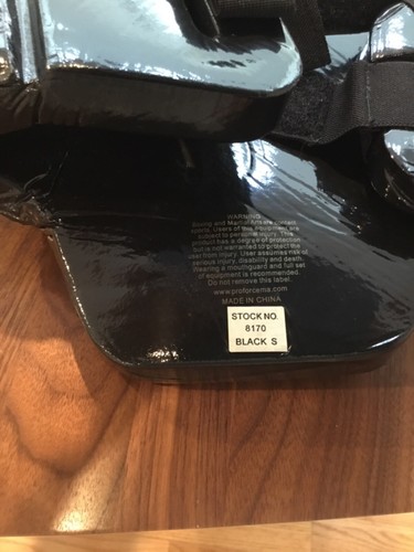 PROFORCE THUNDER 8170 CHEST GUARD PROTECTOR. BLACK. SMALL. NEW. - Picture 3 of 3