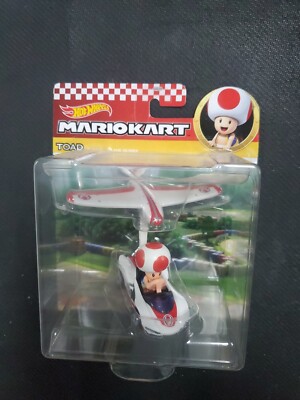 Hot Wheels Nintendo Mario Kart Toad Die-Cast Figure *Sealed*
