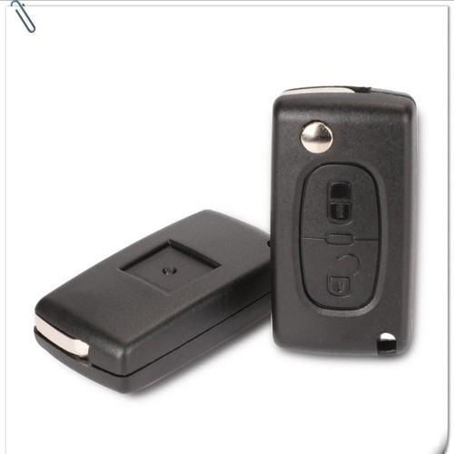 Coque Clé Plip CITROËN Berlingo C2 C3 C4 C5 C6 Lame Sans Rainure 2 Bouton CE0523 - Bild 5 von 5