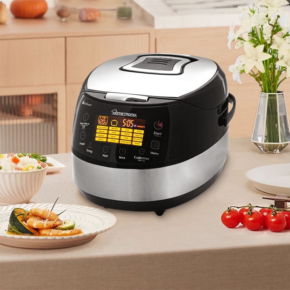 16-In-1 Intelligent Digital 5L Hometronix Multi-Function Cooker