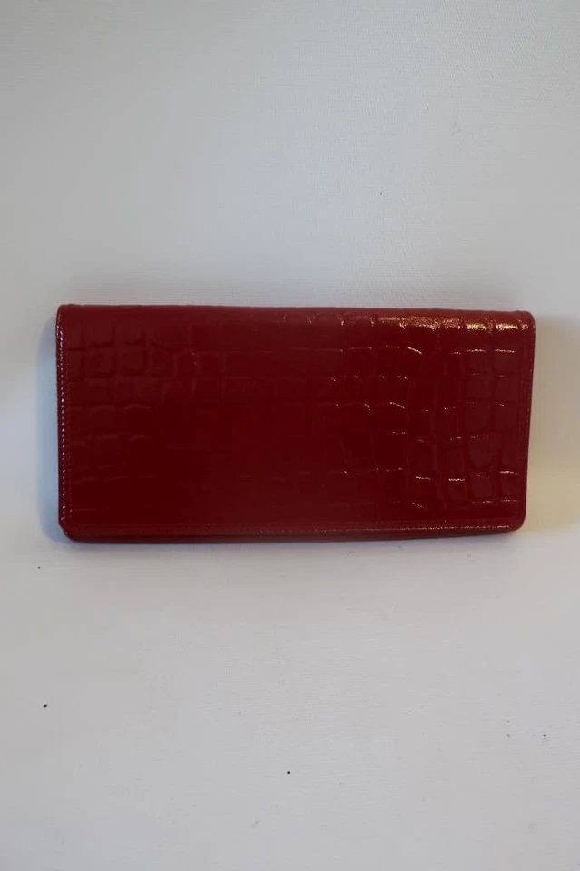 Bolso de mano para mujer Nordstrom rojo cocodrilo charol en relieve Foto 4 de 4