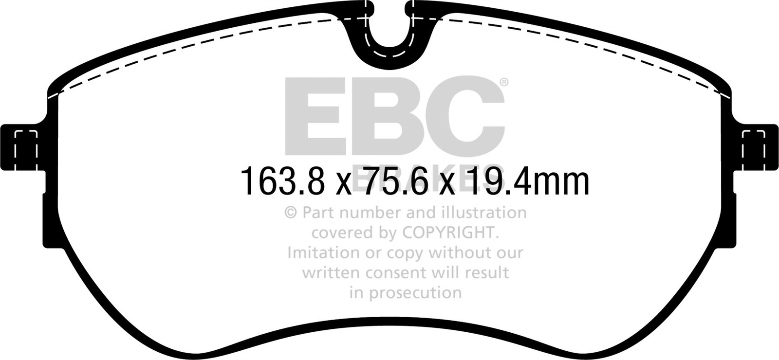 EBC DP62377  Greenstuff Brake Pad Set