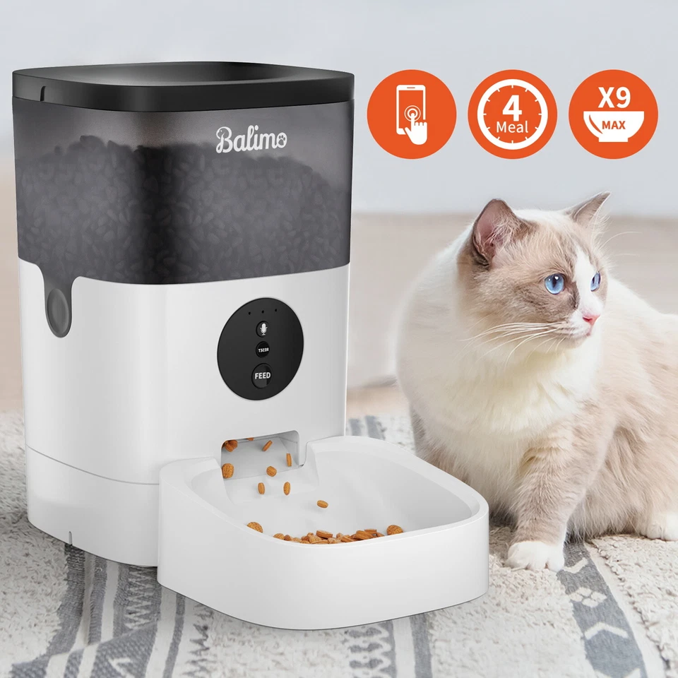 4L WIFI APP Automatischer Futterautomat Futterspender Katze Hunde mit Timer - Bild 4 von 4