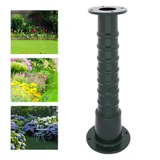 Water Pump Raised Base, Hand Water Pump Stand Green 12mm/0.5in for Parks, Yards