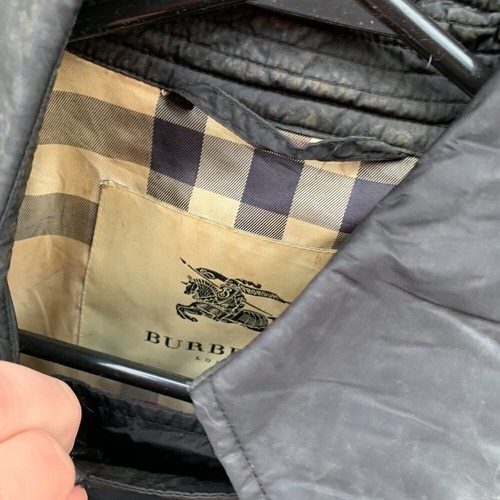 Burberry Novacheck Nylon Jacket Size 6 Black - Picture 12 of 16