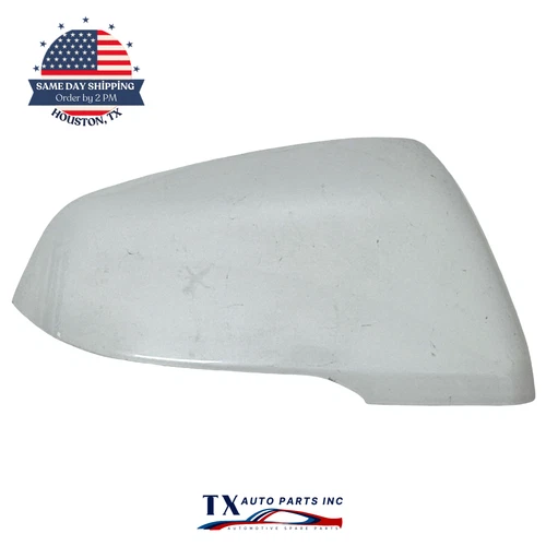 Side Mirror Cover Cap 2016-22 BMW X1 Mineral White Metallic Passenger Side Used
