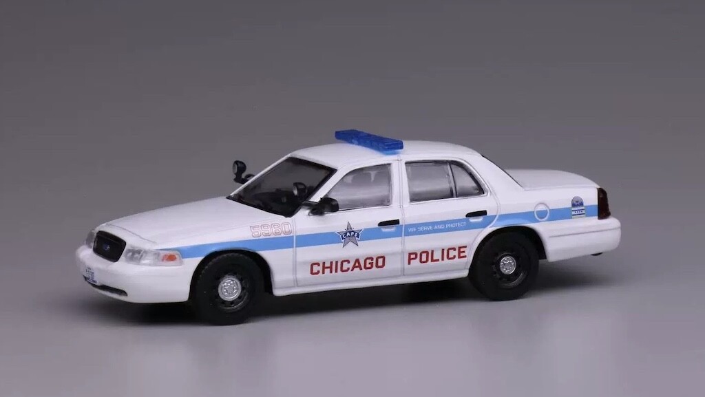 Modellino Scala 1:64 Della Polizia - Crown Victoria 596 Police EN114, Da Collezione!