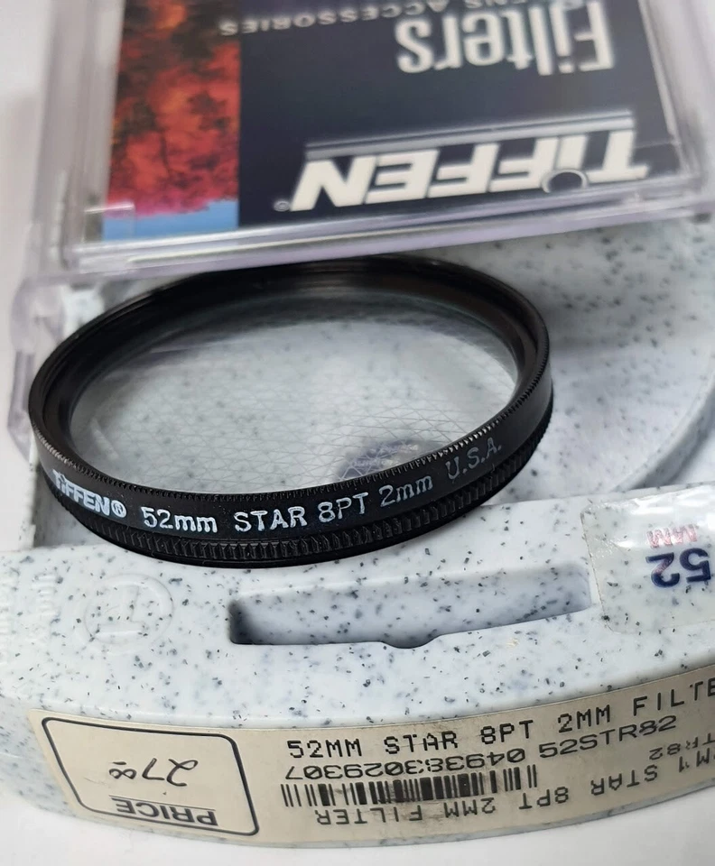 TiFFEN 52mm 8pt / 2mm Grid Star Effect Authentic 52 mm E52 Streaking Pattern E52 - Image 2 of 4