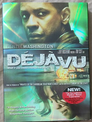 Deja Vu (DVD) Movie Denzel Washington Val Kilmer - Slipcover