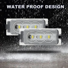 Full LED License Plate Light Lamp White For 2008-2012 Ford Escape 2007-2014 Edge