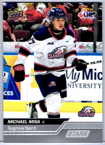 Michael Misa Rookie 2023-24 Upper Deck CHL Stars #302 (RC) - San Jose Sharks