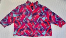 Sz 5x (34/36w) Liz & Me For Catherines Full Zip Lightweight Jacket