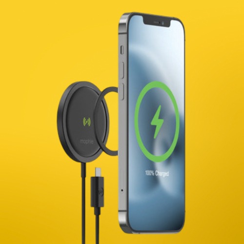 ZAGG mophie Snap+ Wireless Charger, 15W, Fast Charging, MagSafe Compatible