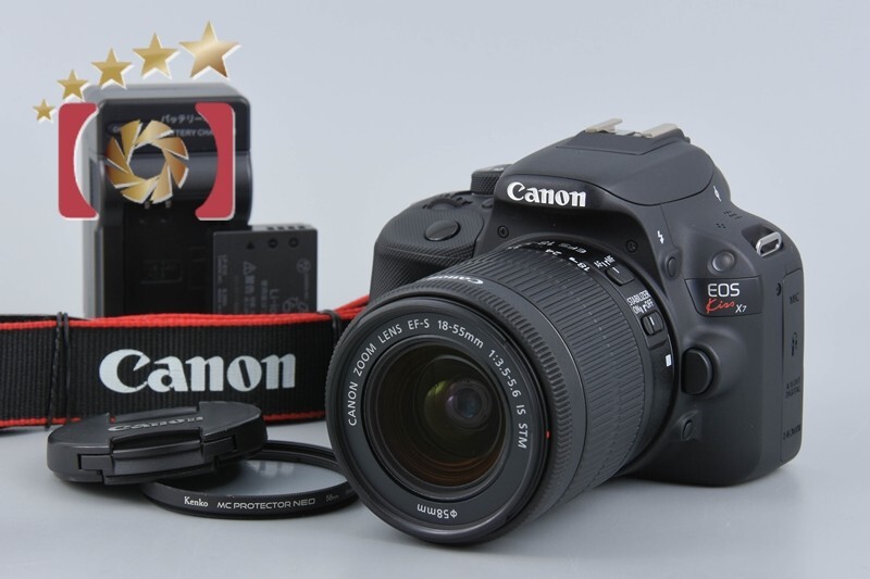 Canon EOS Kiss X7 / Rebel SL1 / 100D 18.0 MP DSLR 18-55 Lens