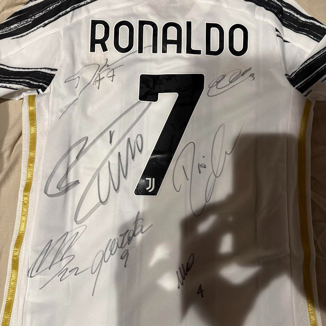 2020-21 Juventus Cristiano Ronaldo Signed Home Official