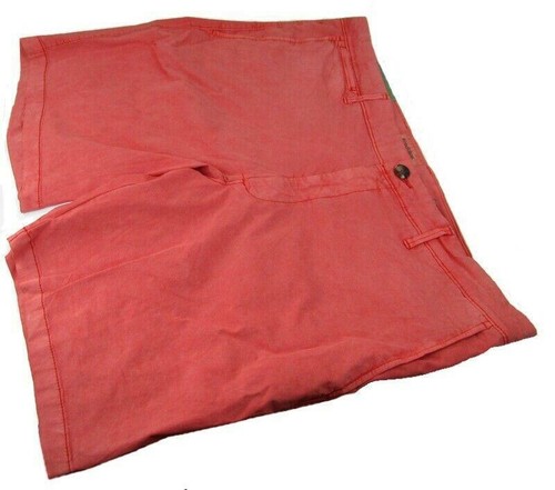 Goodfellow & Co Hombre 9" Linden Flat Front Chino Shorts Mango Berry 38 - Imagen 3 de 4