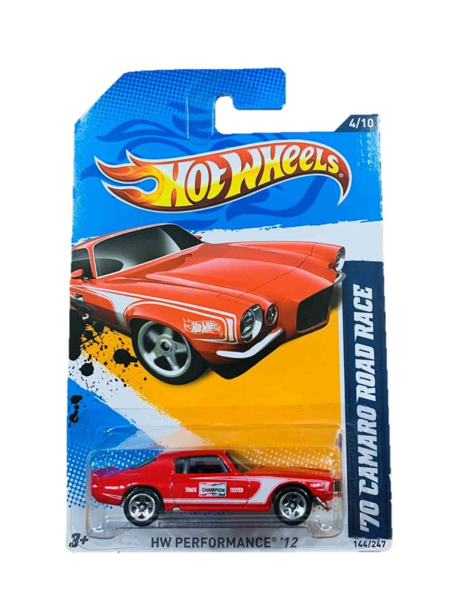 HotWheels 2012 '70 CAMARO スーパートレジャーハント HOT WHEELS 2012 HW PERFORMANCE '70 CAMARO ROAD RACE #4/10