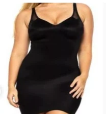 RUBBY RIBBON SHAPEWEAR SHEER SLIP #3041 NEW!